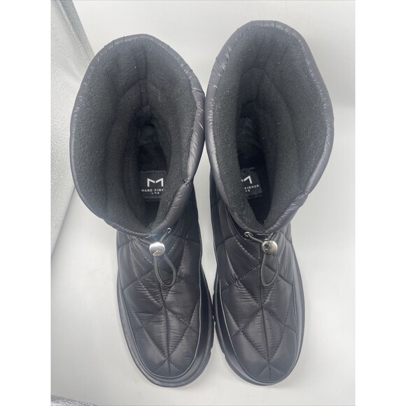 Marc Fisher Kamryn Black Quilted Slip-On Bootie Sz 7 New W/O Tag - Picture 3 of 8